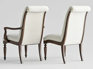 hooker furniture archivist upholstered chair 3D Model
