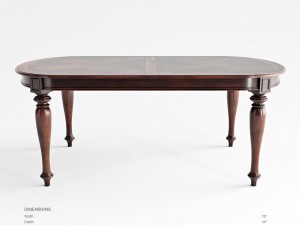 hooker furniture dining room leesburg leg table Modèle 3D