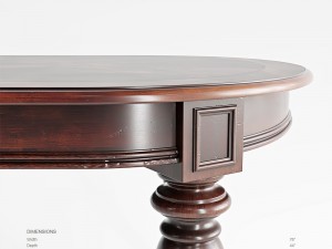 hooker furniture dining room leesburg leg table Modèle 3D