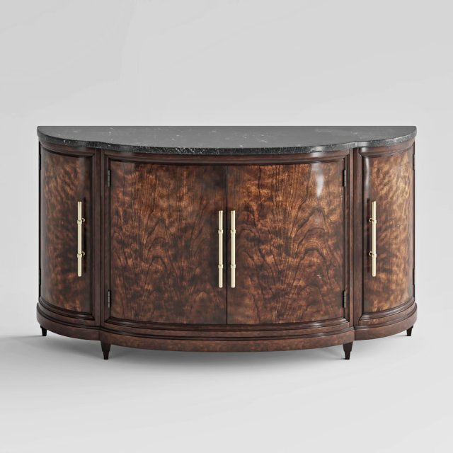 hooker furniture dining room skyline server Modello 3D .c4d .max .obj .3ds .fbx .stl .blend 