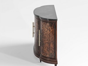 hooker furniture dining room skyline server Modello 3D