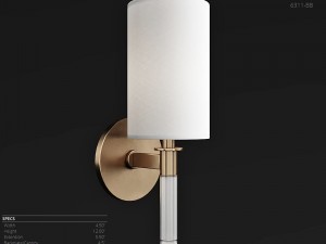 hudson valley wylie-6311-bb 3D Model