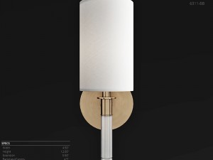 hudson valley wylie-6311-bb Modèle 3D