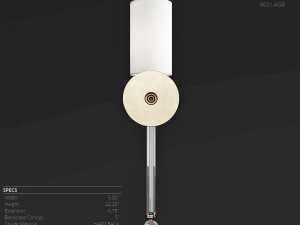 hudson valley gordon 6031-agb 3D Model