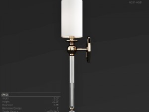 hudson valley gordon 6031-agb 3D Model