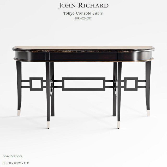 john richard tokyo console table 3Dモデル .c4d .max .obj .3ds .fbx .stl .blend 