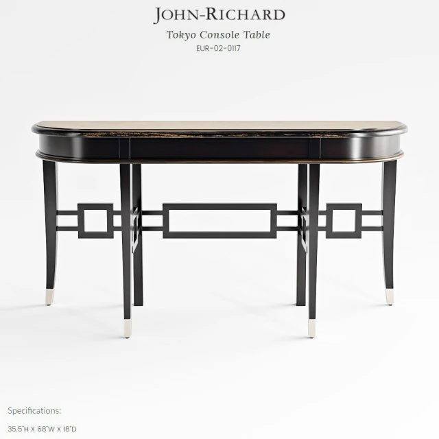 john richard tokyo console table 3D Model .c4d .max .obj .3ds .fbx .stl .blend 