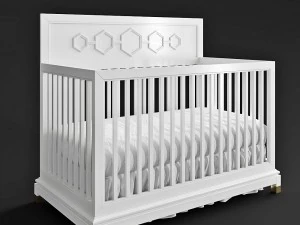 जोनाथन एडलर डीलक्स परिवर्तनीय पालना 3D मॉडल