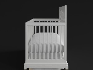 jonathan adler deluxe convertible crib 3D-Modell