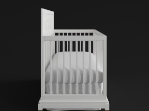jonathan adler deluxe convertible crib 3D-Modell