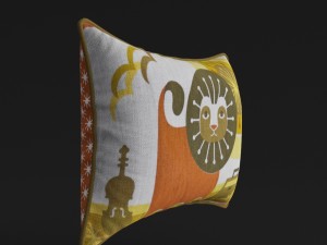 jonathan adler junior lionthrow pillow 3D 模型