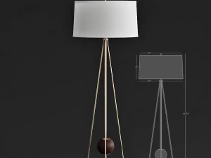 Джонатан Адлер Охай торшер 3D Модель