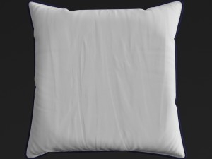 jonathan adlerjaipur elephant beaded linen throw pillow 3D 模型