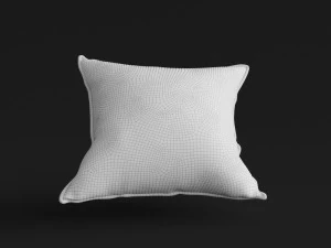 jonathan adler talitha white heart throw pillow 3D Model