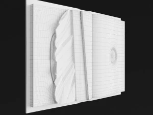book sculpture 3D Model