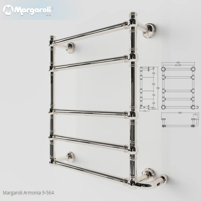 margaroli armonia 9-564 3D Model .c4d .max .obj .3ds .fbx .stl .blend 
