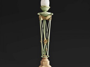 pair of 19th c italian brazier style floor lamps 3D Модель