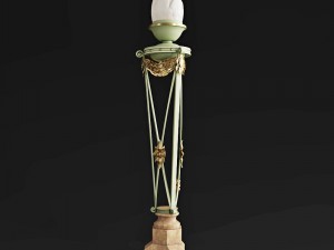 pair of 19th c italian brazier style floor lamps 3D Модель