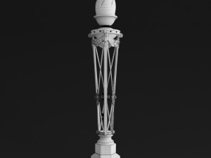 pair of 19th c italian brazier style floor lamps 3D Модель