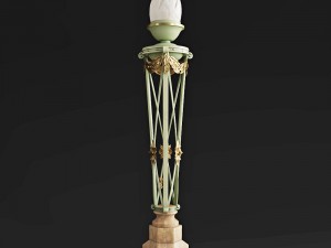 pair of 19th c italian brazier style floor lamps 3D Модель