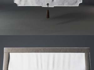 roman curtain 3D Model