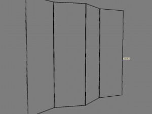 folding screen 3D Model