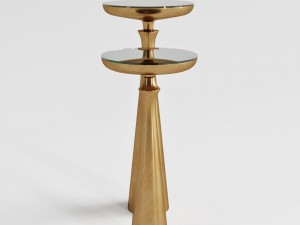 stidio i a home minaret satin brass small accent table 3D मॉडल
