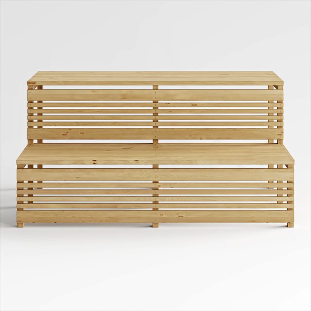 bench for sauna 3D मॉडल .c4d .max .obj .3ds .fbx .stl .blend 