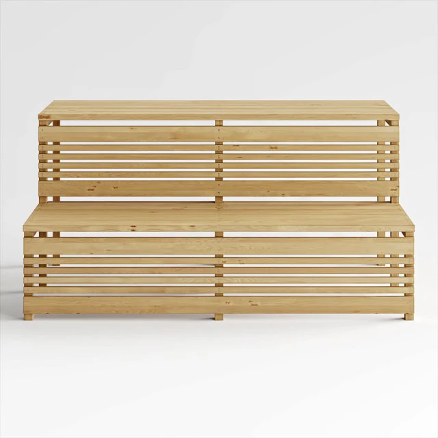 bench for sauna 3D Model .c4d .max .obj .3ds .fbx .stl .blend 