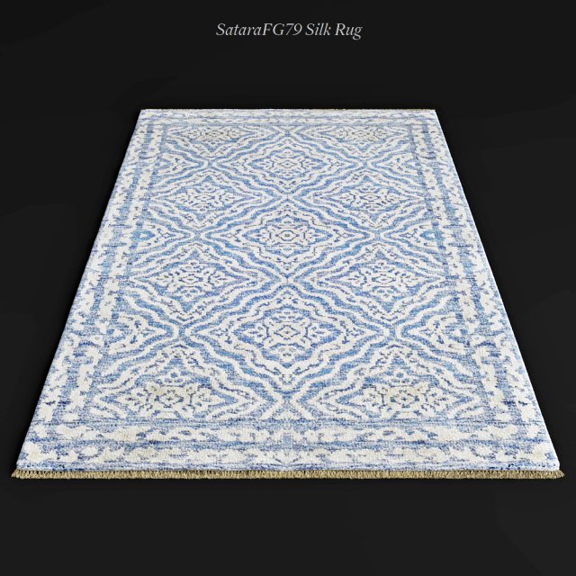 satarafg79 silk rug 3D Model .c4d .max .obj .3ds .fbx .stl .blend 