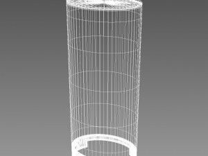 studio i a home ellipse pedestal 3D Model
