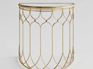 uttermost floressa gold console table 3D Model