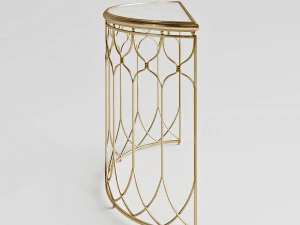 uttermost floressa gold console table 3D Model