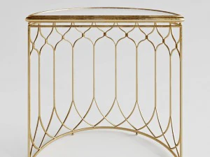 uttermost floressa gold console table 3D Model