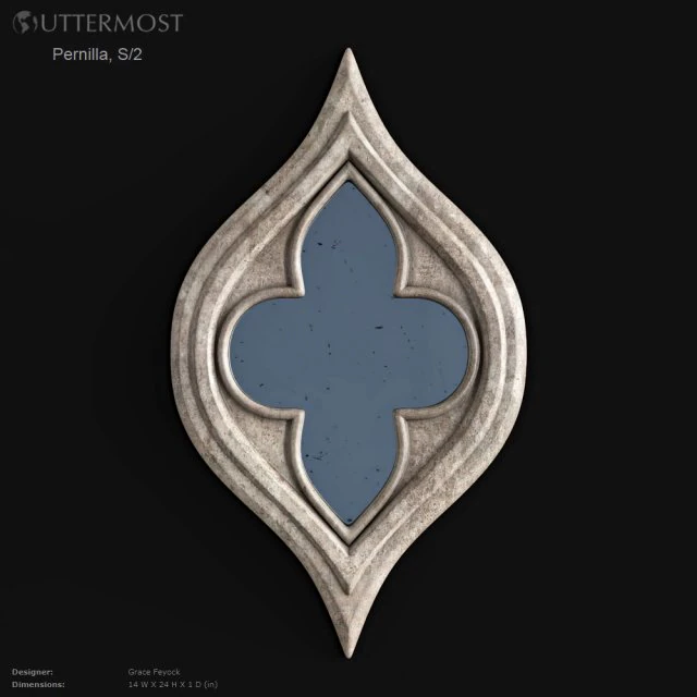 uttermost pernilla s2 mirror 3D Model .c4d .max .obj .3ds .fbx .stl .blend 