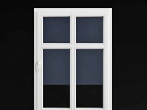 wooden windows arc collection 3D-Modell