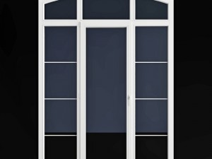 wooden windows arc collection 3D-Modell