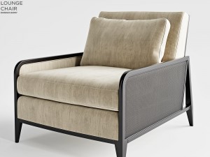 baker napa lounge chair 3Dモデル