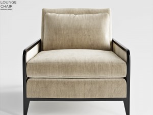 baker napa lounge chair Modèle 3D