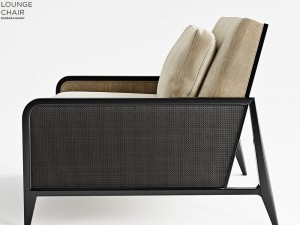 baker napa lounge chair Modèle 3D