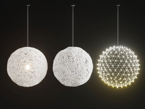 handmade lighting set 01 3D मॉडल
