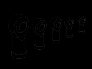 shaft bearing Model 3D