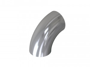 90 degree welded steel elbows-din2605 3D-Modell