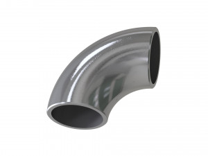 90 degree welded steel elbows-din2605 3D-Modell