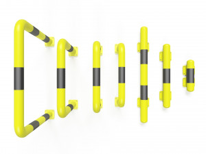 industrial steel barrier 3D Model