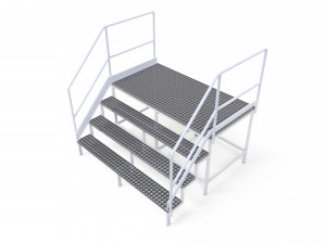 steel grill platform 3D Model