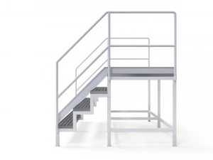 steel grill platform 3D Model