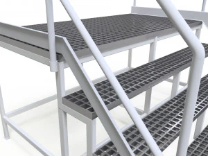 steel grill platform 3D Model