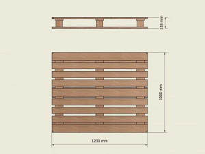 wooden pallets 3D Model