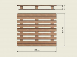 wooden pallets 3D Model